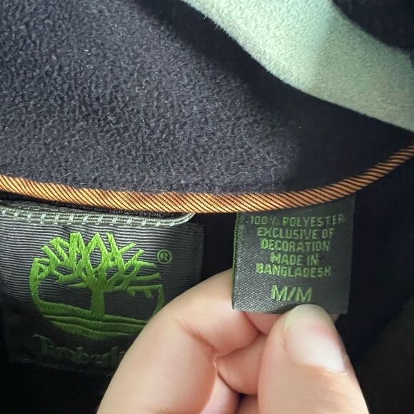 Timberland Fleece Full Zip Up Sleeveless Vest Size M - Picture 5 of 6